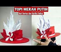 Tutorial Bikin Topi Merah Putih Dari Kertas Karton